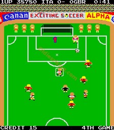 une photo d'Ã©cran de Exciting Soccer sur Arcade